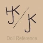 H American USA Doll Makers, Brands, Marks Information 3 Hitz, Jacobs & Kassler doll mark HJK, JK