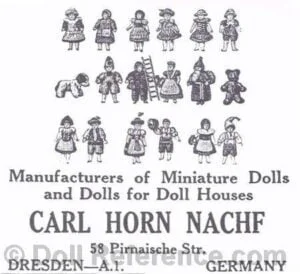 1927 Carl Horn doll advertisement