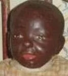 1910+ Horsman Baby Bumps black doll, 14"