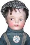 Horsman Antique Dolls 1920s Identified USA 1 1921 Horsman Jackie Coogan doll 14" tall