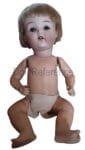 Horsman Antique Dolls 1920s Identified USA 2 1922 Horsman bisque baby Nippon head doll 16" tall