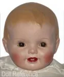 Horsman 1920s Antique Dolls Identified USA 4 1924 Horsman Baby Darling doll 25" tall face