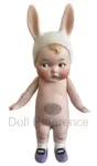 Horsman 1920s Antique Dolls Identified USA 5 1924+ Horsman Bunny Tots dolls, 6" tall