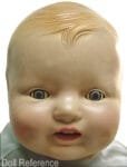 Horsman Antique Dolls 1920s Identified USA 8 1928-1930 Horsman Baby Dimples doll 20" tall