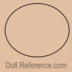 Mary Hoyer doll mark blank Circle