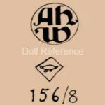 Adolf Hulss doll mark AHW turtle mark 156