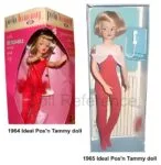 Ideal 1962+ Tammy Vintage Doll Family; Mom, Dad, Ted, Pepper, Pete Identified USA 3 1963-64 Ideal Pos'n Tammy dolls