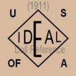 I-K American USA Doll Makers & Marks Information 1 Ideal Toy Company doll mark Ideal US of A