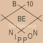 Japan doll mark BE diamond symbol Nippon