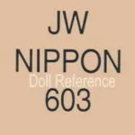 Japan doll mark JW Nippon 603, 605