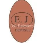 Jumeau doll shoe mark EJ