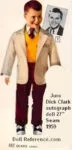 Juro Novelty 1953+ Ventriloquist Dolls, Dummies Identified USA 6 1958 Juro Dick Clark autograph doll Sears ad