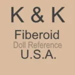 K and K doll mark K & K Fiberoid USA