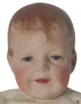 1922 Kathe Kruse Schlenkerchen cloth boy doll face