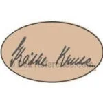 Kathe Kruse doll mark signature