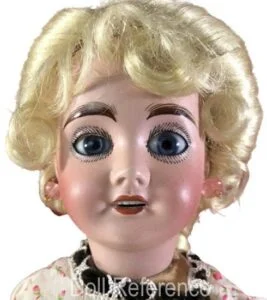 Lanternier 1855+ Antique Bisque Dolls Identified French 1 1915 Lanternier Cherie doll 13 1/2" face