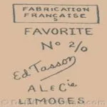 Lanternier 1855+ Antique Bisque Dolls Identified French 4 Lanternier doll mark Fabrication Francaise Favorite Ed Tasson AL & Cie Limoges
