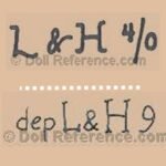 Leibe & Hoffmann doll mark L & H