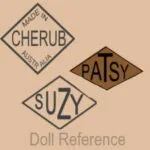 Theodore Levy doll mark Cherub, Patsy, Suzy