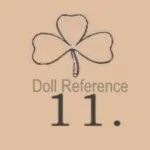 Limbach Porzellanfabrik 1893+ Antique Bisque Dolls, Marks German 14 Limbach doll mark 3 leaf clover shamrock 11