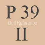 Limbach Porzellanfabrik 1893+ Antique Bisque Dolls, Marks German 15 Limbach doll mark P 39 II