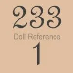 Armand Marseille 1884+ Antique Bisque Doll Marks, Mold Numbers German 5 Marseille doll mark 233