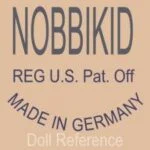 Armand Marseille 1884+ Antique Bisque Doll Marks, Mold Numbers German 7 Marseille doll mark 253 Nobbikid reg. US pat. off. made in Germany