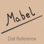 Armand Marseille 1884+ Antique Bisque Doll Marks, Mold Numbers German 28 Marseille doll mark Mabel