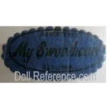 Armand Marseille 1884+ Antique Bisque Doll Marks, Mold Numbers German 29 Marseille doll mark My Sweetheart label