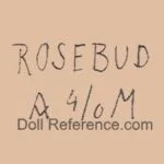 Armand Marseille 1884+ Antique Bisque Doll Marks, Mold Numbers German 33 Marseille doll mark Rosebud AM
