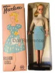 Louis Marx 1950s Vintage Dolls Identified USA 4 962 Marx Miss Marlene doll 6 1/2"