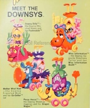 1970 Mattel Downsy dolls