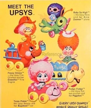 1970 Mattel Upsy dolls