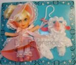 Mattel 1968 Vintage Kiddles Storybook, Sweetheart, Chitty Bang Dolls USA 4 1968 Mattel Liddle Kiddles Storybook #3544 Liddle Biddle Peep doll