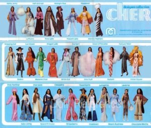 1976+ Mego Cher dolls Mackie designer clothes brochure