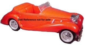 1977 Mego Sonny and Cher rare red roadster car