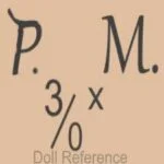 mengersgereuth doll mark pm 3 0 x
