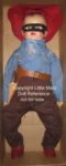 1950s Mollyes Lone Ranger doll 28"