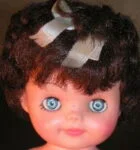 1960s Mollyes Perky Gail doll 12"