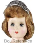 1950s Nancy Ann Style show doll 17" tall