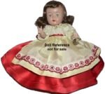 1968 Nancy Ann Muffie doll 8" Russian dressed