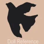 M-Z Celluloid 1869+ Dolls Makers. Doll Marks Identified 3 Offenbacher doll mark flying bird symbol