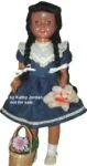 1952 Paris Doll Company Rita Walker Black doll, 24 or 28" 