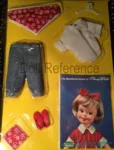 Deluxe Reading 1963 Vintage Penny Brite Doll USA 11 1964 Penny Brite 1724 Picnic Treat outfit