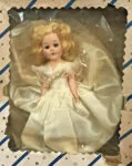 Plastic Molded Arts PMA 1949+ Vintage Dolls Identified USA 2 1950s Plastic Molded Arts PMA Bride display doll 11"