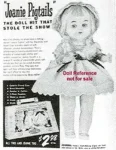 Plastic Molded Arts PMA 1949+ Vintage Dolls Identified USA 6 1953 Plastic Molded Arts Joanie Pigtails doll 8"