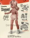 Plastic Molded Arts PMA 1949+ Vintage Dolls Identified USA 7 1953 Plastic Molded Arts PMA Stepping Steppers doll 11"