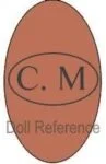 House of Prieur 1859+ Antique Bisque Dolls Identified French 2 prieur-claude-doll-shoe-mark-cm