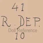 Max Rader doll mark 41 R Dep