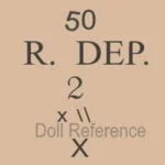 Max Rader doll mark 50 R Dep 2 x